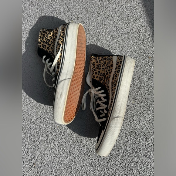 Vans SK8-Hi 138 Decon SF 'Black White Leopard' Unisex Womens 9.5 or Mens 8.0 - Picture 2 of 7